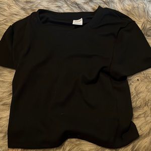 cute black crop top